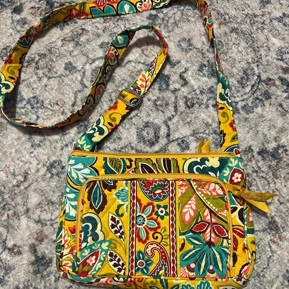 Yellow Vera Bradley purse